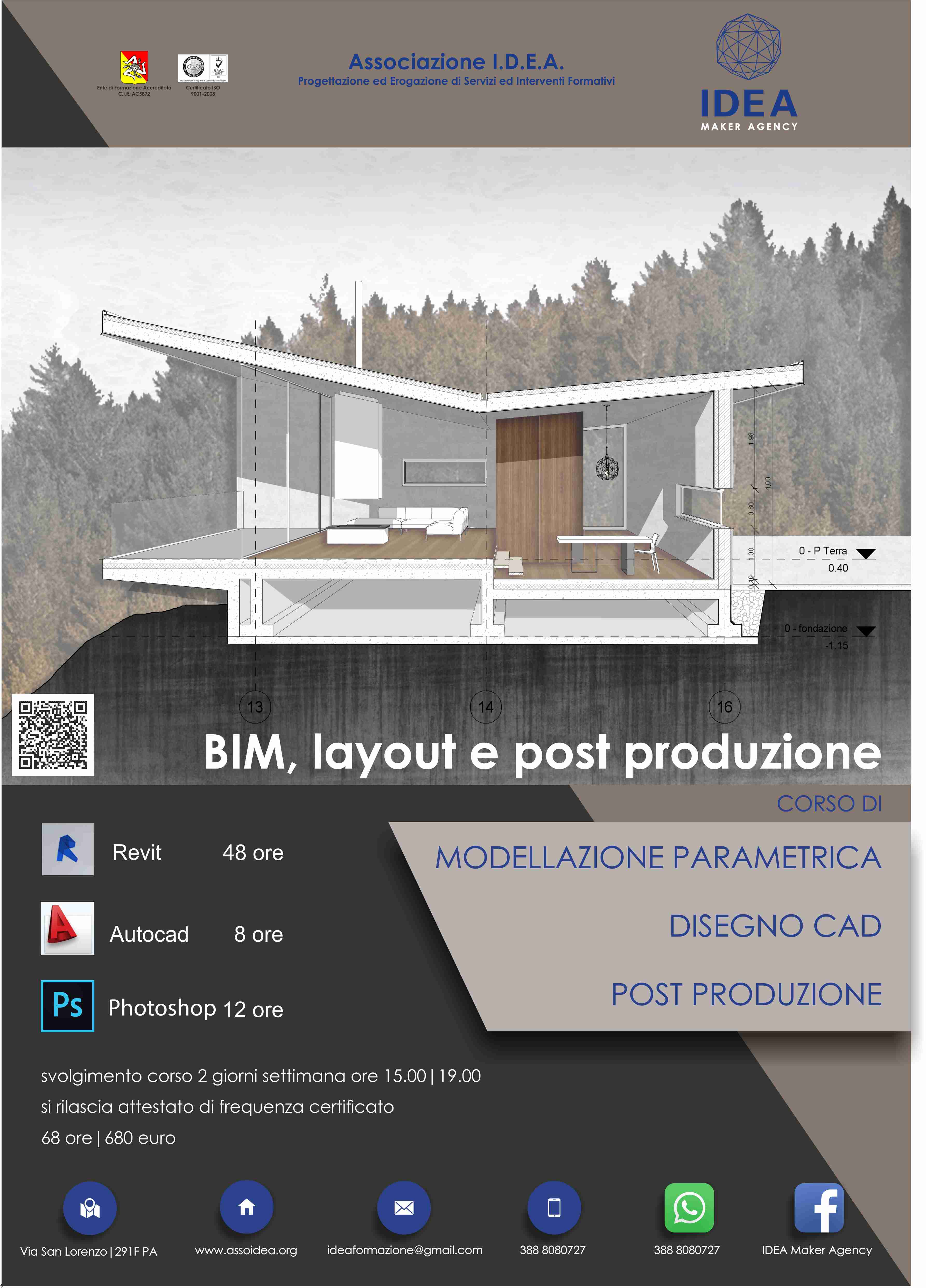 Corso BIM, layout e post produzione