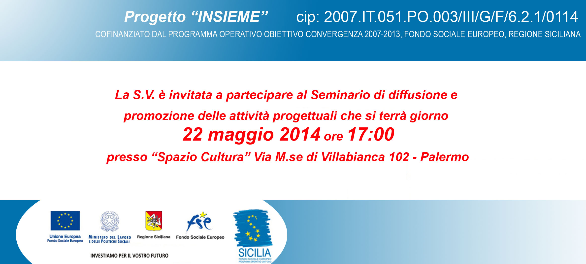 Evento del 22/05/2014